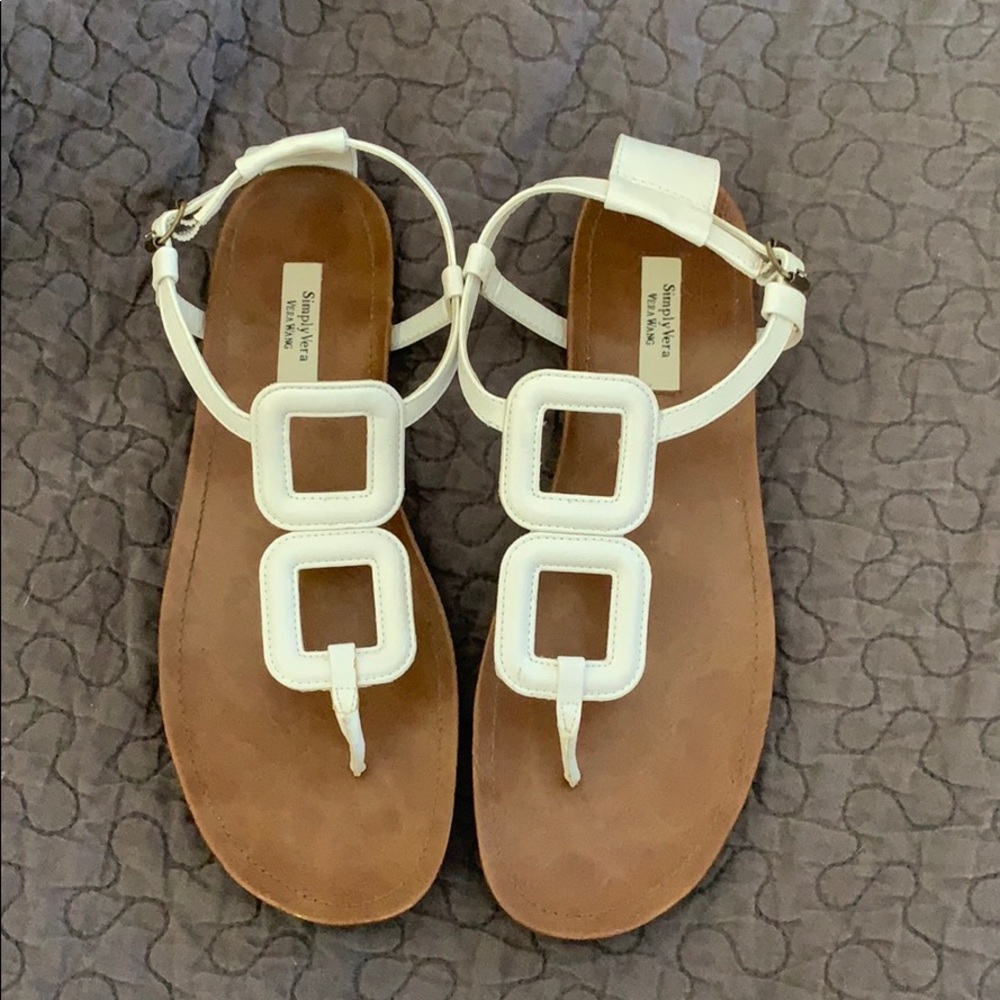 Simply Vera Vera Wang White Sandals